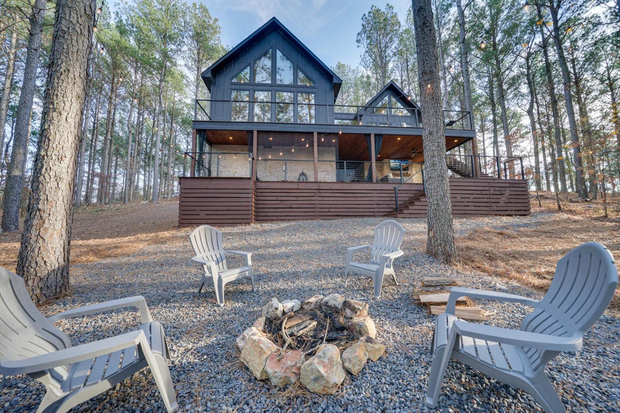 Luxury Broken Bow Cabin With Hot Tub On 3 Acres! Villa Eksteriør bilde